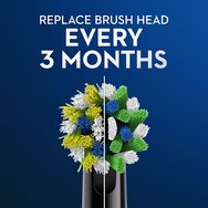 Oral-B Pro Cross Action Electric Toothbrush Head Black Replacement 2 бр