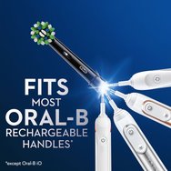 Oral-B Pro Cross Action Electric Toothbrush Head Black Replacement 2 бр