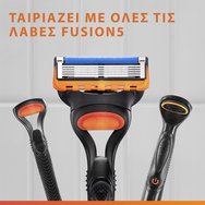 Gillette Promo Fusion 5 Replacement Razors 8 бр & Калъф за носене 1 бр