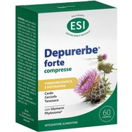 Esi Depurerbe Forte 60tabs - Хранителна добавка от екстракт от бял трън, артишок, глухарче, подбел и витамини за детоксикация на черния дроб с мощно антиоксидантно действие. Esi Depurerbe Forte 60tabs - Хранителна добавка от екстракт от бял трън, артишок, глухарче, подбел и витамини за детоксикация на черния дроб с мощно антиоксидантно действие.