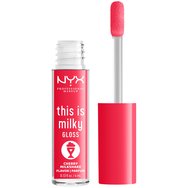 Nyx Professional Makeup This Is Milky Lip Gloss Milkshake Flavor 4ml - Cherry Milkshake