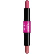 Nyx Professional Makeup Wonder Stick Dual Ended Cream Blush Stick 4g - Light Peach / Baby Pink