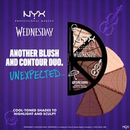 Nyx Professional Makeup Wednesday Stained Glass Contour Palette 4 x 2.88g