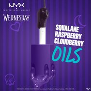 Nyx Professional Makeup Wednesday Color Adjusting Lip Oil 4.8ml - Nightshade Nyx Professional Makeup Wednesday Color Adjusting Lip Oil 4.8ml - Nightshade