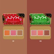 Nyx Professional Makeup Buttermelt Bronzer & Blush Face Pallete 1 бр - 02 Dark