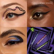 NYX Professiοnal Makeup Beetlejuice Pin Stripe Duo Liner - 02 Purple Chrome