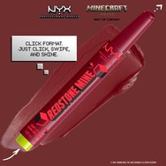 Nyx Professional Makeup Minecraft Movie Shiny Lip Balm 2g - Redstone Mine Nyx Professional Makeup Minecraft Movie Shiny Lip Balm 2g - Redstone Mine