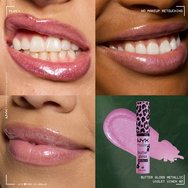Nyx Professional Makeup Party Animals Bling Metallic Lip Butter Gloss 8ml - 02 Violet Vixen Nyx Professional Makeup Party Animals Bling Metallic Lip Butter Gloss 8ml - 02 Violet Vixen