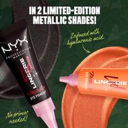 Nyx Professional Makeup Lid Lingerie Metallic Cream Eye Pigment Кремообразни сенки за очи с дълготрайност за съблазнителен поглед само с едно нанасяне 6ml - 01 Gothic Garter