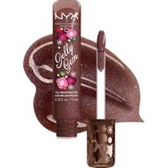 Nyx Professional Makeup Jelly Gem Full Bodied Shine Lip Gloss Серум за искрящи, гладки, сочни & хидратирани устни с брокат & пептиден комплекс, 7,5ml - 01 Cocoa Sparkle