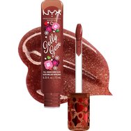Nyx Professional Makeup Jelly Gem Full Bodied Shine Lip Gloss Серум за искрящи, гладки, сочни & хидратирани устни с брокат & пептиден комплекс, 7,5ml - 03 Burgundy Bling