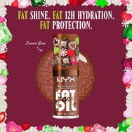 Nyx Professional Makeup Fat Oil Gem Lip Drip Хидратиращ гланц за устни за блясък & защита 4.8ml - 02 Cacao Gem