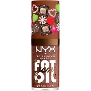 Nyx Professional Makeup Fat Oil Gem Lip Drip Хидратиращ гланц за устни за блясък & защита 4.8ml - 02 Cacao Gem