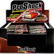 Anderson ProShock Double Chocolate Protein Bar 1440g (60gx24 бр)