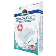 Master Aid Quadra Med Soft Non-Woven Plaster Strips Extra 45x57mm 10 бр - Вентилирана превръзка Идеална за леки наранявания като порязване, ухапване, ожулвания Master Aid Quadra Med Soft Non-Woven Plaster Strips Extra 45x57mm 10 бр - Вентилирана превръзка Идеална за леки наранявания като порязване, ухапване, ожулвания