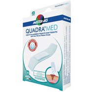 Master Aid Quadra Med Medio Soft Non-Woven Plaster Strips 78x20mm 20 бр - Вентилирана превръзка Идеална за леки наранявания като порязване, ухапване, ожулвания Master Aid Quadra Med Medio Soft Non-Woven Plaster Strips 78x20mm 20 бр - Вентилирана превръзка Идеална за леки наранявания като порязване, ухапване, ожулвания