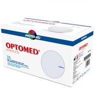 Master Aid Optomed Simplex Soft Eye Compresses 57x65mm 25 бр - Стерилни офталмологични пластири без стикер