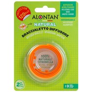Alontan Natural Braccialetto Diffusore 2 Парчета - Портокал - Импрегнирана дифузионна гривна с етерично масло от цитронела за защита от комари Alontan Natural Braccialetto Diffusore 2 Парчета - Портокал - Импрегнирана дифузионна гривна с етерично масло от цитронела за защита от комари