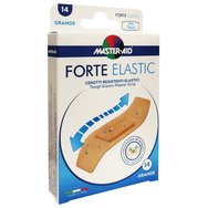 Master Aid Forte Elastic Large 78mm x 26mm Самозалепващи еластични подложки Идеални за леки наранявания 14 броя