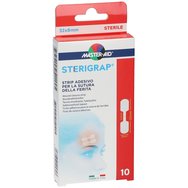 Master-Aid Sterigrap 32x8mm, 10 бр - Конвергентен филм за травма Master-Aid Sterigrap 32x8mm, 10 бр - Конвергентен филм за травма