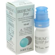Fidia Iridium A Free 10ml - Стерилен изотоничен офталмологичен разтвор с натриев хиалуронат, аминокиселини и екстракт от ехинацея за хидратация и лубрикация на очната повърхност Fidia Iridium A Free 10ml - Стерилен изотоничен офталмологичен разтвор с натриев хиалуронат, аминокиселини и екстракт от ехинацея за хидратация и лубрикация на очната повърхност