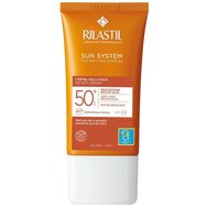 Rilastil Sun System Velvet Face Cream Spf50+, 50ml - Слънцезащитен, овлажняващ крем за лице Много висока защита Rilastil Sun System Velvet Face Cream Spf50+, 50ml - Слънцезащитен, овлажняващ крем за лице Много висока защита