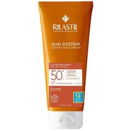 Rilastil Sun System Velvet Lotion Spf50+, 200ml - Слънцезащитна емулсия за лице, тяло с много висока защита Rilastil Sun System Velvet Lotion Spf50+, 200ml - Слънцезащитна емулсия за лице, тяло с много висока защита