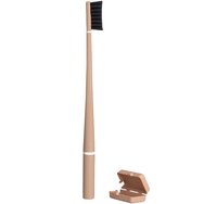 Piuma Nude Rose Bamboo Carbon Soft Toothbrush Четка за Зъби с Иновативен Дизайн, Гъвкава Дръжка & Глава с Меки Влакна, Обогатени с Бамбуков Въглен 1 Брой