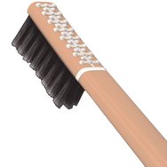 Piuma Nude Rose Bamboo Carbon Soft Toothbrush Четка за Зъби с Иновативен Дизайн, Гъвкава Дръжка & Глава с Меки Влакна, Обогатени с Бамбуков Въглен 1 Брой