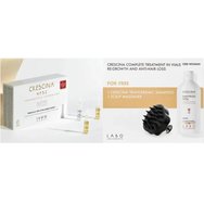Crescina Promo HFSC Complete Man 20 броя (10+10 x 3.5ml) - 1300 & Подарък Man Shampoo 200ml & Подарък четка за масаж на скалпа,Цялостна дамска терапия за напредналите стадии на изтъняване & за много интензивен косопад & дамски шампоан
