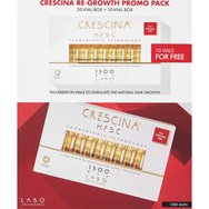 Crescina Promo Transdermic HFSC Man 1300 Treatment 30 бр (20 бр & 10 Подарък) - Третиране с формула, специално разработена за мъже за напреднали стадии на изтъняване на косата
