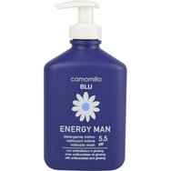Camomilla Blu Energy Man Intimate Wash 300ml - Почистващ лосион Apali за мъже за чувствителна зона с екстракт от женшен с помпа Camomilla Blu Energy Man Intimate Wash 300ml - Почистващ лосион Apali за мъже за чувствителна зона с екстракт от женшен с помпа
