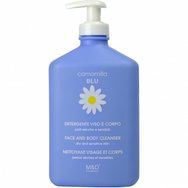 Camomilla Blu Face & Body Cleanser Gel 500ml - Хидратиращ гел за лице и тяло за суха и чувствителна кожа с екстракт от лайка с помпа Camomilla Blu Face & Body Cleanser Gel 500ml - Хидратиращ гел за лице и тяло за суха и чувствителна кожа с екстракт от лайка с помпа