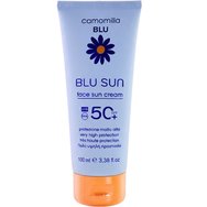 Camomilla Blu Sun Spf50+ Face Sun Cream Слънцезащитен крем за лице & деколте с много висока защита, подходящ за всички типове кожа, дори & за чувствителна 100ml