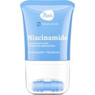 7DAYS My Beauty Week Niacinamide Face & Neck Cream 80ml - Крем за лице и шия против стареене с ниацинамид и масажиращ апликатор за стягане на порите, блясък и хидратация 7DAYS My Beauty Week Niacinamide Face & Neck Cream 80ml - Крем за лице и шия против стареене с ниацинамид и масажиращ апликатор за стягане на порите, блясък и хидратация