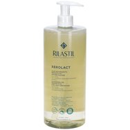 Rilastil Xerolact Protective & Anti-Irritation Cleansing Oil Липидовъзстановяващо почистващо олио за лице & тяло за много суха, чувствителна кожа с атопична склонност, с помпа 1Lt