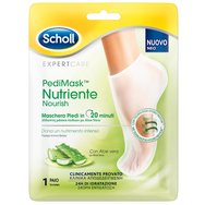 Scholl Expert Care Pedimask Nourish Aloe Vera 1 чифт - Подхранваща 20-минутна маска за крака с алое за 24-часова хидратация Scholl Expert Care Pedimask Nourish Aloe Vera 1 чифт - Подхранваща 20-минутна маска за крака с алое за 24-часова хидратация