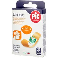 Pic Solution Classic Universal Breathable Medium Plaster 20 бр - Залепващи подложки с общо предназначение с антибактериална подложка Pic Solution Classic Universal Breathable Medium Plaster 20 бр - Залепващи подложки с общо предназначение с антибактериална подложка