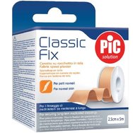 Pic Solution Classic Fix Fabric Spool Plaster 1 бр - 2.5cm x 5m - Самозалепваща гипсова бинтова ролка от плат