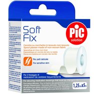 Pic Solution Soft Fix Non-Woven Fabric Spool Plaster 1 бр - 1.25cm x 5m - Самозалепващ гипс от хартиена ролка