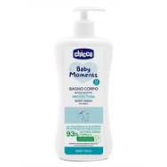 Chicco Baby Moments 0m+ Bath Protection with Calendula 500ml - Бебешки душ гел с екстракт от невен и приятен нежен аромат Chicco Baby Moments 0m+ Bath Protection with Calendula 500ml - Бебешки душ гел с екстракт от невен и приятен нежен аромат