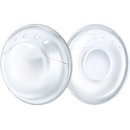 Chicco Breast Shells Чашки за Събиране на Кърма с Меко Силиконово Покритие, което Поддържа Гърдите Сухи 2 Броя