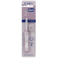 Chicco First Milk Teeth Toothbrush 6-36m 1 брой - Розов