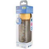 Chicco Perfect Easy Anti-Colic Baby Glass Bottle 0m+ Стъклено бебешко шише със силиконов биберон с бавен поток против колики за бебета от раждането 240ml Chicco Perfect Easy Anti-Colic Baby Glass Bottle 0m+ Стъклено бебешко шише със силиконов биберон с бавен поток против колики за бебета от раждането 240ml