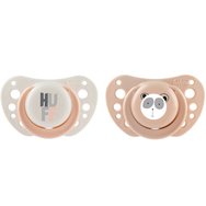 Chicco Silicone Soother Physio Forma Air 0-6m 2 броя - пепел от рози / бежово