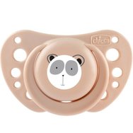Chicco Silicone Soother Physio Forma Air 0-6m 2 броя - пепел от рози / бежово