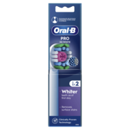 Oral-B Pro 3D White Electric Toothbrush Heads 2 бр