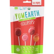 YumEarth Organic Red Fruits Lollipops 14 бр