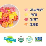 YumEarth Organic Chewys Био Бонбони с Вкус на Лимон, Ягода, Портокал & Череша 57g