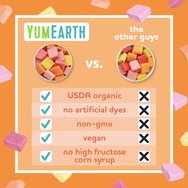 YumEarth Organic Chewys Био Бонбони с Вкус на Лимон, Ягода, Портокал & Череша 57g